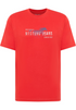 Mustang Austin Style Organic Cotton T-Shirt – Red – 1017381 7270