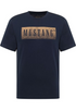 MUSTANG Navy Austin Style Graphic T-Shirt — Regular Fit | 1017394