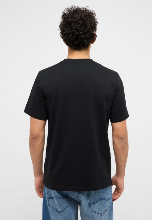 MUSTANG Black Austin Style Graphic T-Shirt — Regular Fit | 1017394