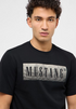 MUSTANG Black Austin Style Graphic T-Shirt — Regular Fit | 1017394