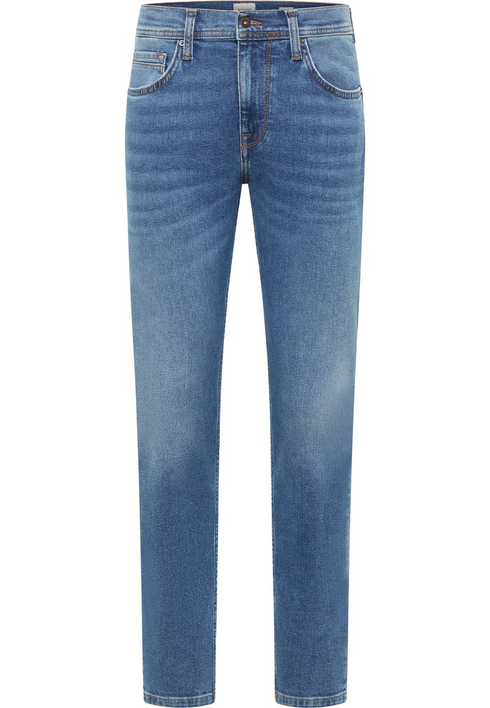 Mustang Vegas Slim Fit Jeans – Medium Blue Used Wash – 1017422 5000 602