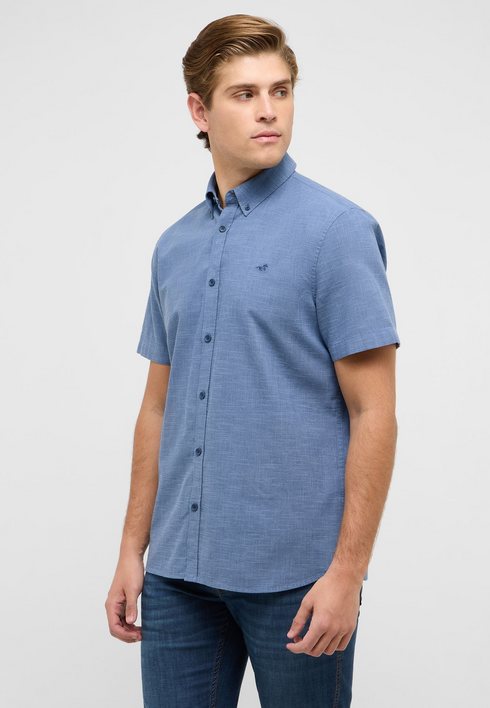 MUSTANG Berkeley Style Checked Short Sleeve Shirt — Regular Fit | 1017545