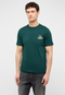 Mustang Mens Austin Cotton T-Shirt 1018035 6483 - Dark Green