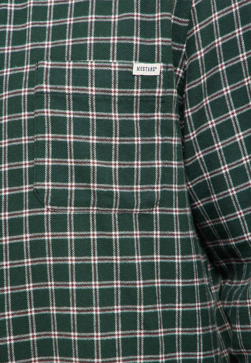 Mustang Mens Eastbridge Check Shirt 101810612944 - Green Check