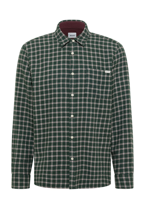 Mustang Mens Eastbridge Check Shirt 101810612944 - Green Check