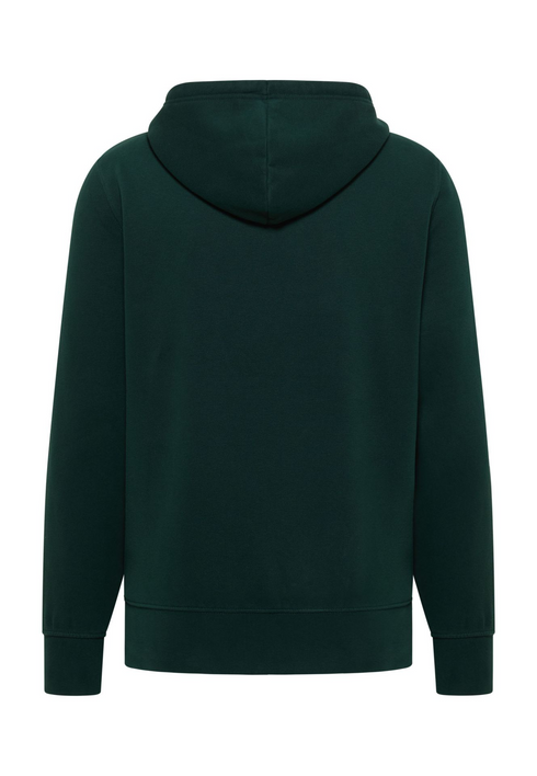 Mustang Mens Bronson Cotton Logo Hoodie 1018116 6483 - Dark Green