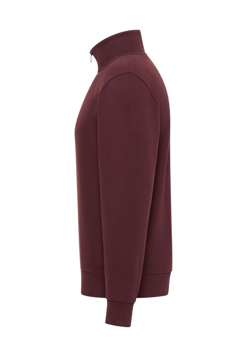 Mustang Franklin 1/4 Zip Turtleneck Sweatshirt 1018117-3242 Burgundy