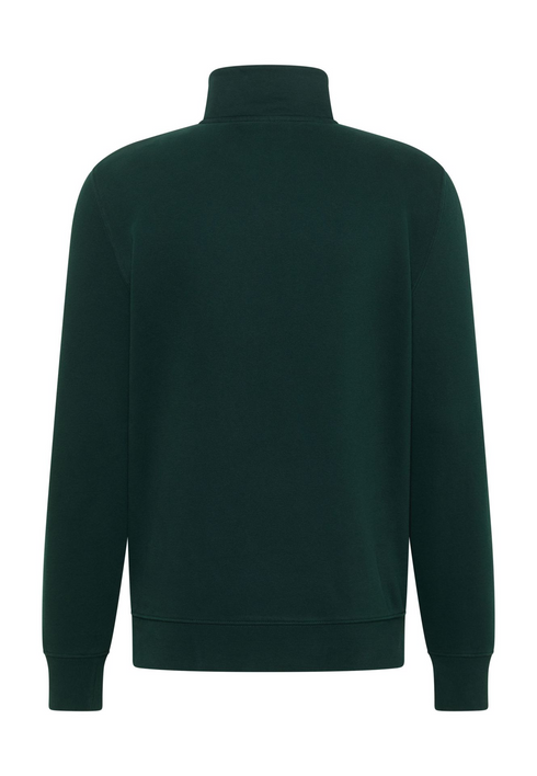Mustang Franklin 1/4 Zip Turtleneck Sweatshirt 1018117-6483 Dark Green