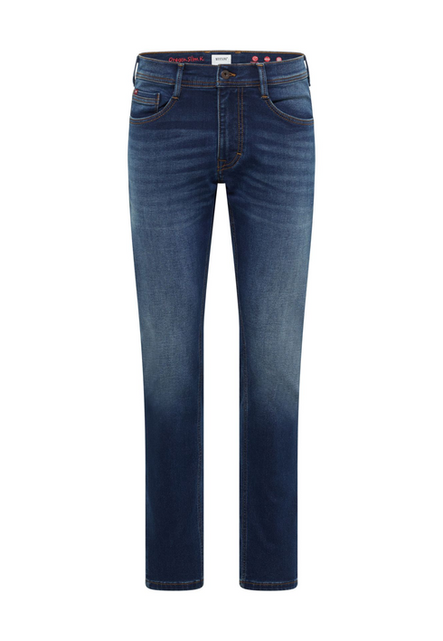 Mustang Oregon Slim K Low-Rise Relaxed Leg Vintage Blue Medium 1018252 Blue Medium-5000