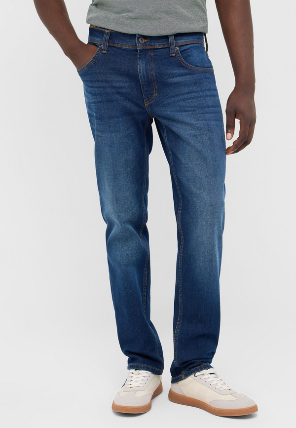 Mustang Washington Straight Mid-Rise Dark Blue Jeans 1018269 Dark Blue-5000