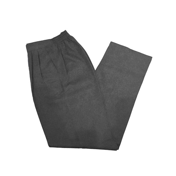 Whites Boys Grey (Plain) Semi-Elasticated School Trousers 101-2755