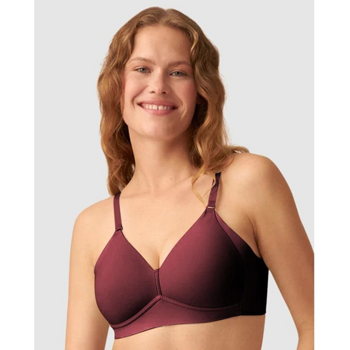Naturana 5232 Wire Free Side Smoother Padded T-Shirt Purple Soft Bra