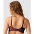 Naturana 5232 Wire Free Side Smoother Padded T-Shirt Purple Soft Bra