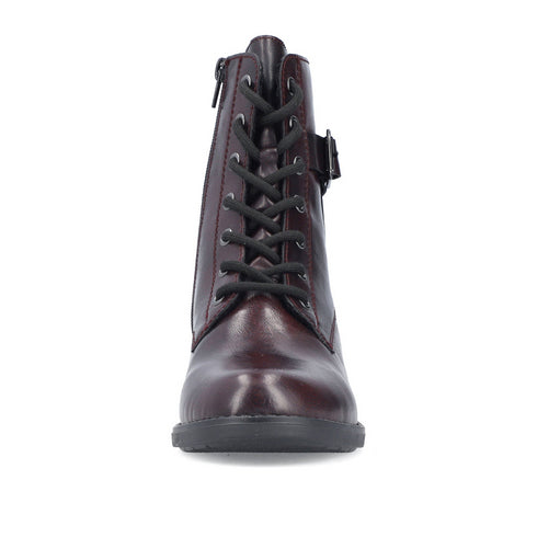 Rieker Women's Ankle Boots 75431-35 Wine - Comfortable Stylish Everyday Boots