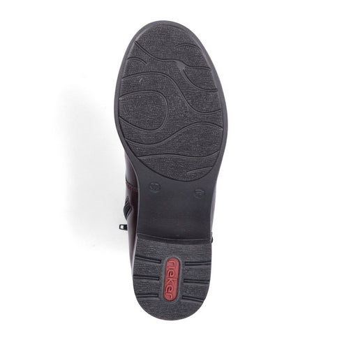 Rieker Women's Ankle Boots 75431-35 Wine - Comfortable Stylish Everyday Boots