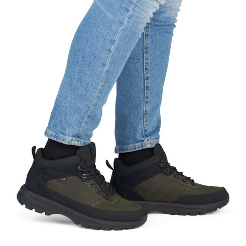 Rieker Men’s Rieker-TEX Ankle Boots U1670-54 Green/Black