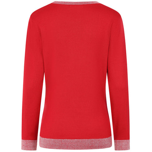 Emreco Heat Seal Sparkle Neckline Jumper 106104EW