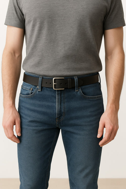 JKEL Leather Full Grain 1062 Buffalo Casual Belt