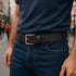 JKEL Leather Full Grain 1062 Buffalo Casual Belt