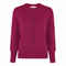 Micha Fine Knit Crew Neck Cardigan 114 205 3677 - Pink Flambe