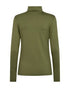 Freequent FQLIANA Soft Jersey High Neck Long Sleeve Blouse 116610 C GRN - Calliste Green