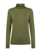 Freequent FQLIANA Soft Jersey High Neck Long Sleeve Blouse 116610 C GRN - Calliste Green