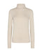 Freequent FQLIANA Soft Jersey High Neck Long Sleeve Blouse 116610 MB - Moonbeam