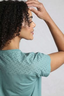 Weird Fish Pernille Organic Cotton Cutaway T-Shirt 19903