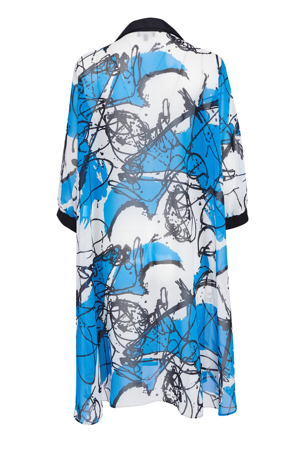 ORA Clothing Chiffon Coat