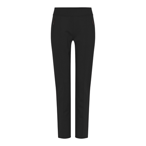 Micha Womens Stretchy Slim Fit Zip Pocket Trousers 119 871 99 - Black