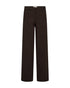 Freequent FQSOLVEJ High Waist Straight Leg Pants 207638 Mole Brown