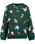 Blue Seven Christmas Jumper – Multicolour Print 764707