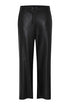 Robell Cloe Faux Leather Cropped Trousers 65cm Length 52442-60042