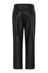 Robell Cloe Faux Leather Cropped Trousers 65cm Length 52442-60042