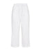 Freequent FQLAVA 7/8 Linen Pants Brilliant White Elasticated Drawstring Waist