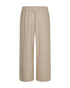 Freequent FQLAVA 7/8 Linen Pants Sand Melange Beige Elasticated Drawstring Waist