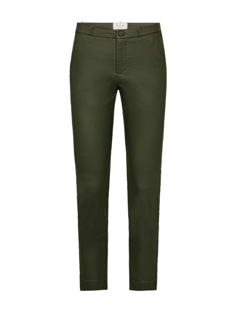 Freequent FQSOLVEJ Cooper Coated Ankle-Length Pants