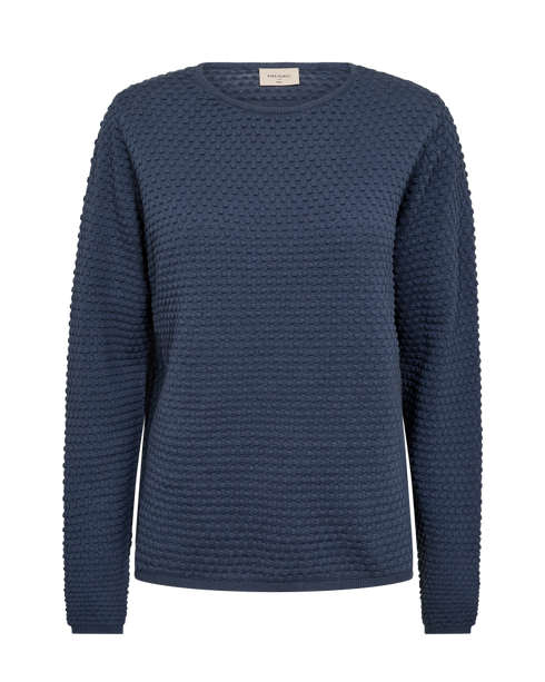 FreeQuent Ladies DODO Pullover - Fine Knit with Dotted Texture 124384