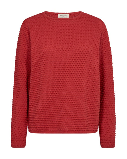 FreeQuent Ladies DODO Pullover - Fine Knit with Dotted Texture 124384