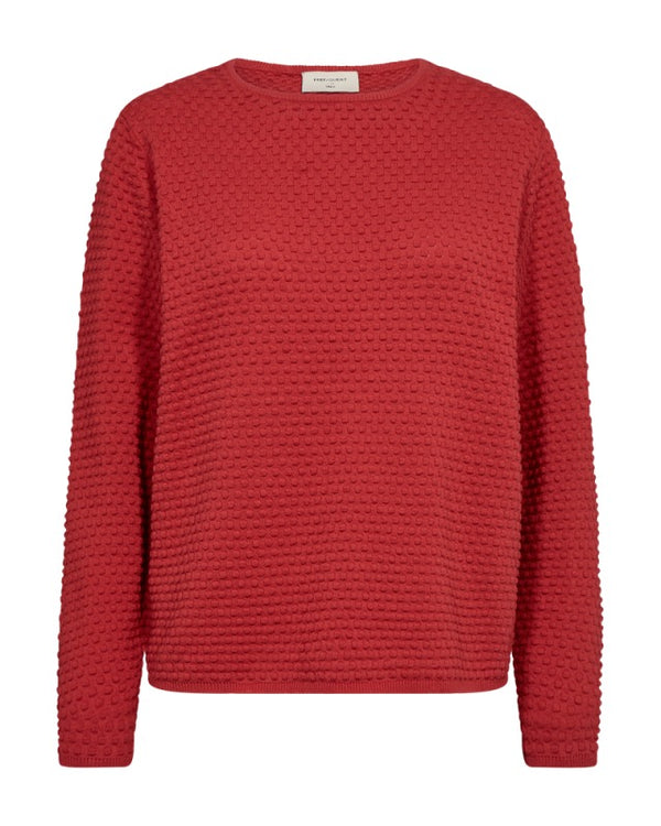 FreeQuent Ladies DODO Pullover - Fine Knit with Dotted Texture 124384
