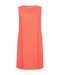 Freequent FQLAVA Linen Dress Fresh Salmon Loose Fit Decorative Back Buttons 125209