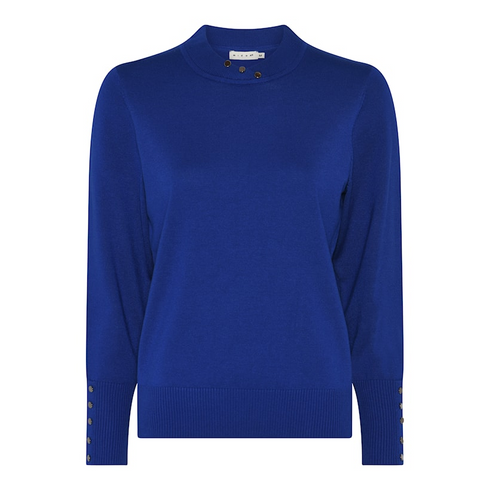 Micha Womens Turtle Neck Knit Jumper 126 163 5311 - China Blue