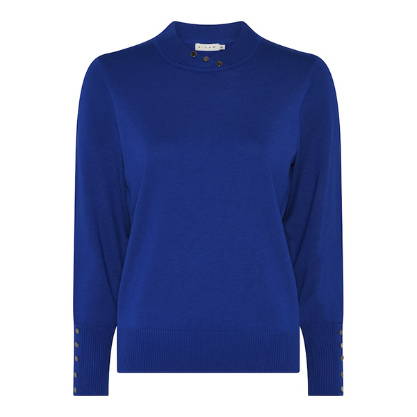 Micha Womens Turtle Neck Knit Jumper 126 163 5311 - China Blue