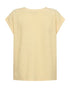 Freequent Golden Haze FQBLOND Broderie Anglaise Pattern T-Shirt 216782