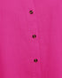 Freequent Short Turn-up Sleeve Linen Style Shirt Fuchsia Purple Rose Loose Fit 107109
