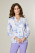 Jessica Graaf Notch Neck Printed Top 29327-070 - Womenswear