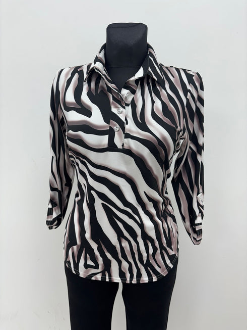 FM Fashion YEW CollectLadies Tops - with Collar 1.3743