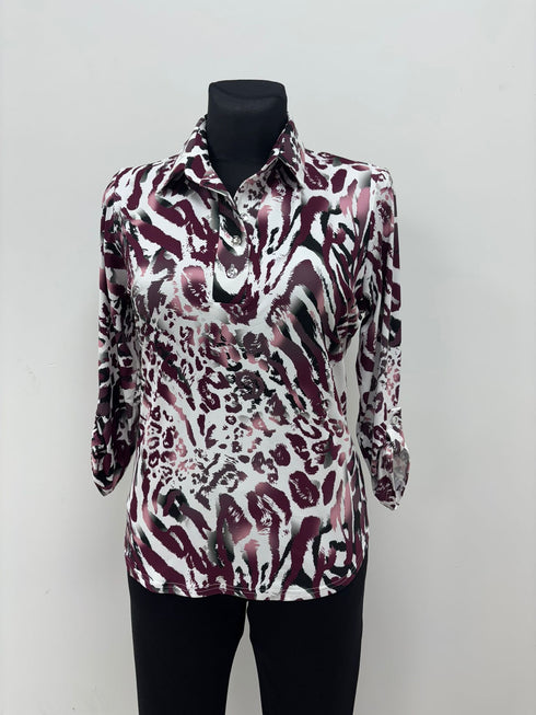 FM Fashion YEW CollectLadies Tops - with Collar 1.3743