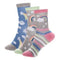 Bamboo Threads Girls Bamboo Unicorn Rainbow Socks 3 Pack SK1409