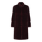 Micha Women’s Plum Long Faux Fur Coat – Style 143 236